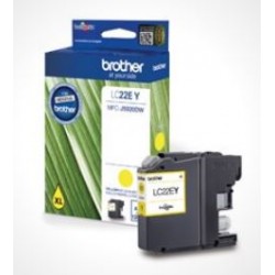 Brother LC 22E Y, Original toner