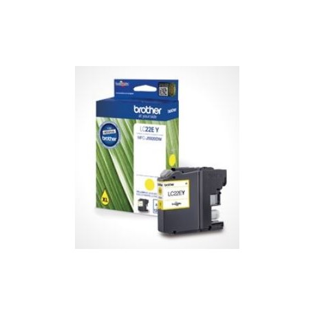 Brother LC 22E Y, Original toner