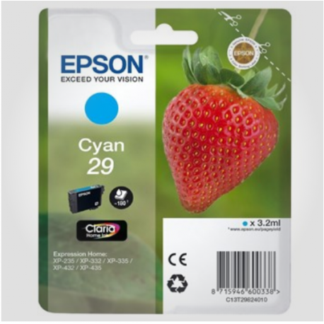 Epson 29 C (Claria), Original Blækpatron